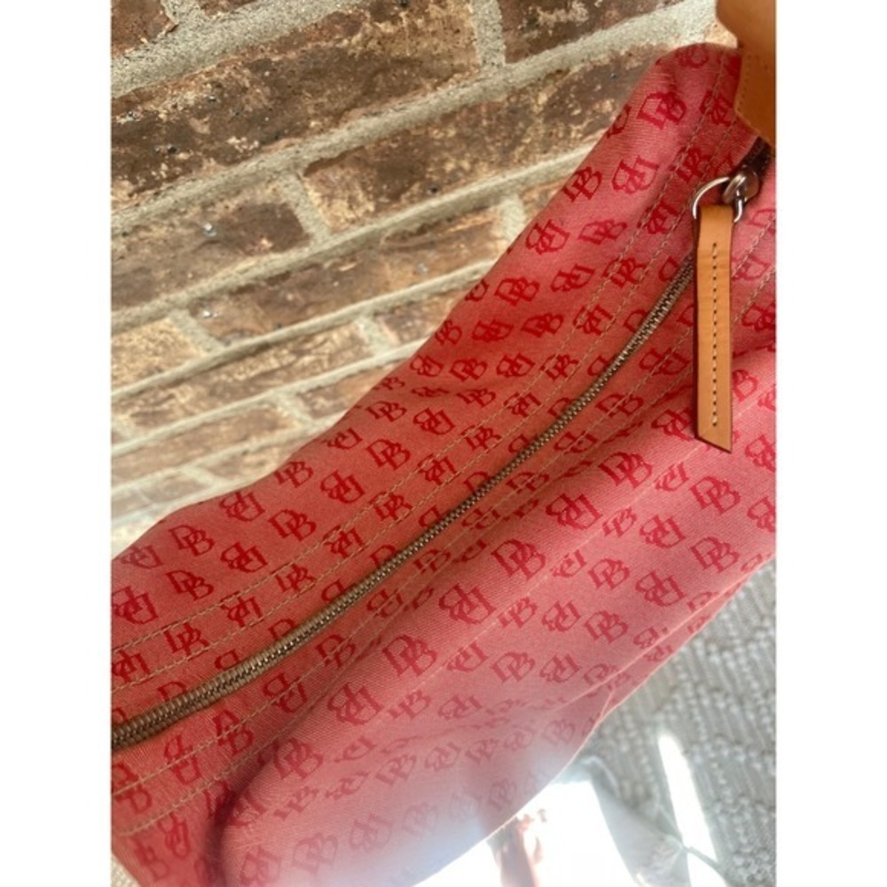 Vintage Dooney & Bourke Signature Monogram Shoulder Bag - Picture 3 of 12